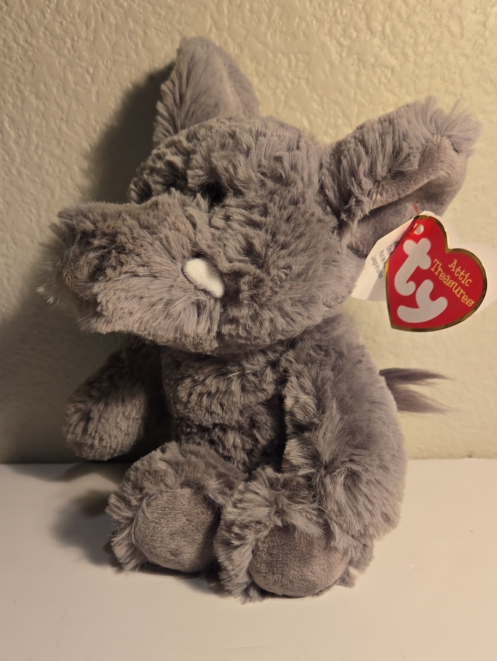 Ty Attic Treasures Ella The Enchanting Elephant Extremely Rare 8" 18cm